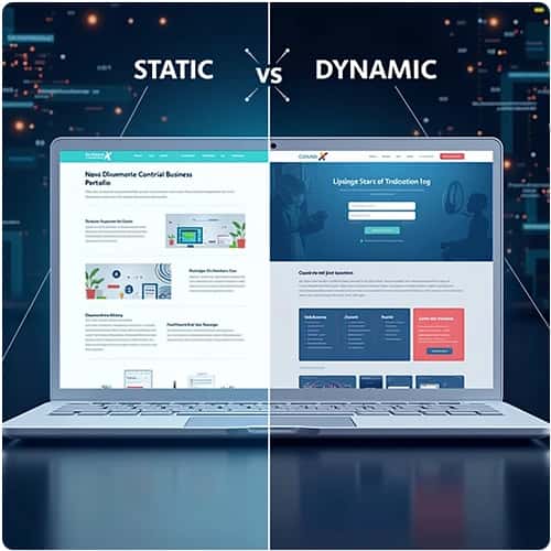 اهمیت آشنایی با سایت استاتیک و داینامیک