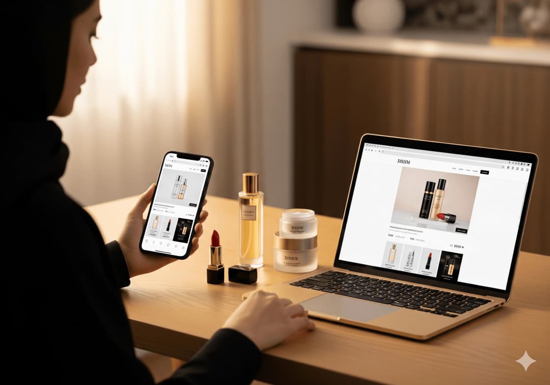 فرآیند ساخت سایت فروشگاهی لوازم آرایشی و بهداشتی