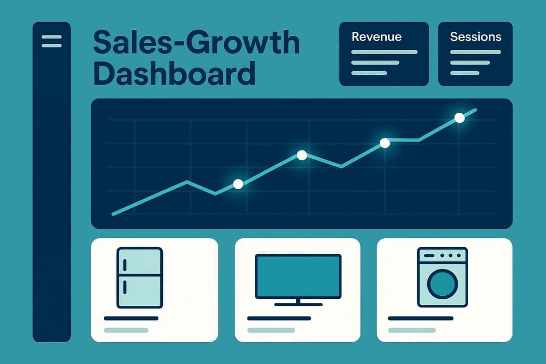 فرآیند طراحی سایت فروشگاه لوازم خانگی