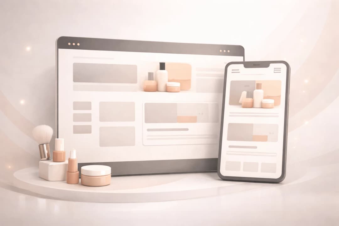 نمونه کار های طراحی سایت ارایشگاه زنانه