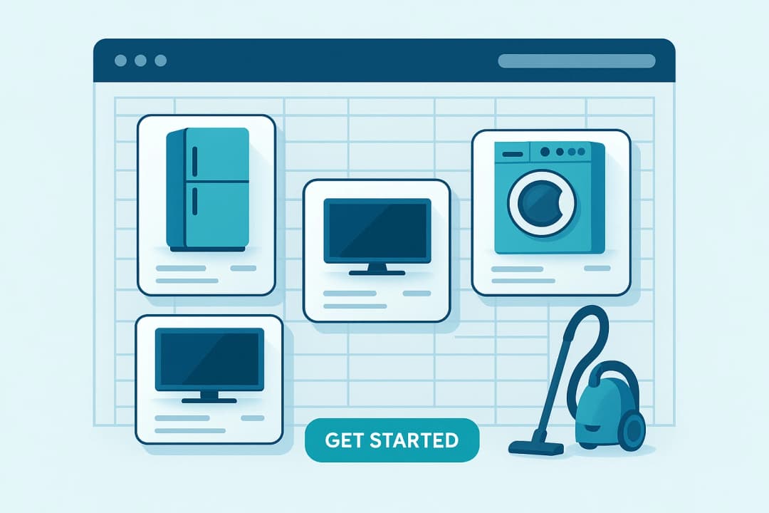 طراحی سایت فروشگاه اینترنتی لوازم خانگی