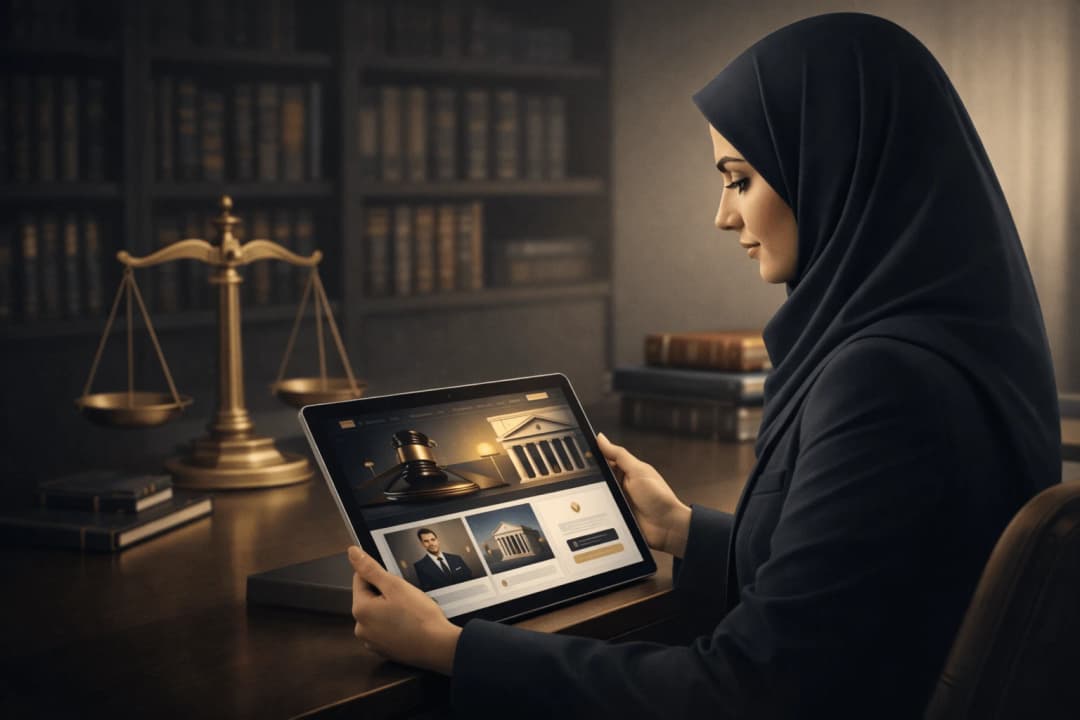 نمونه های طراحی سایت وکلا