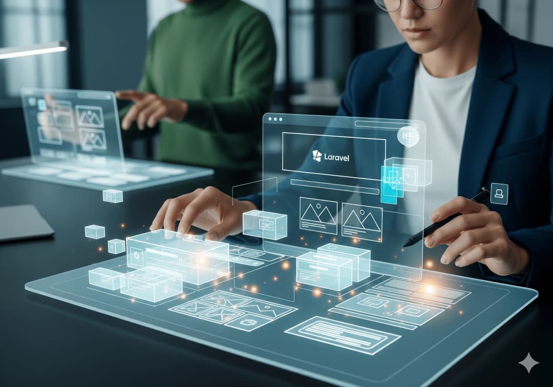 معنی طراحی سایت با لاراول