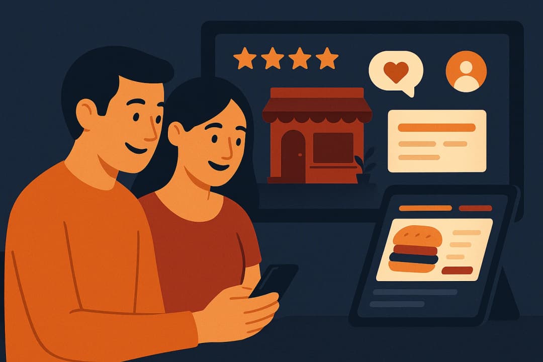 نمونه طراحی سایت رستورانی