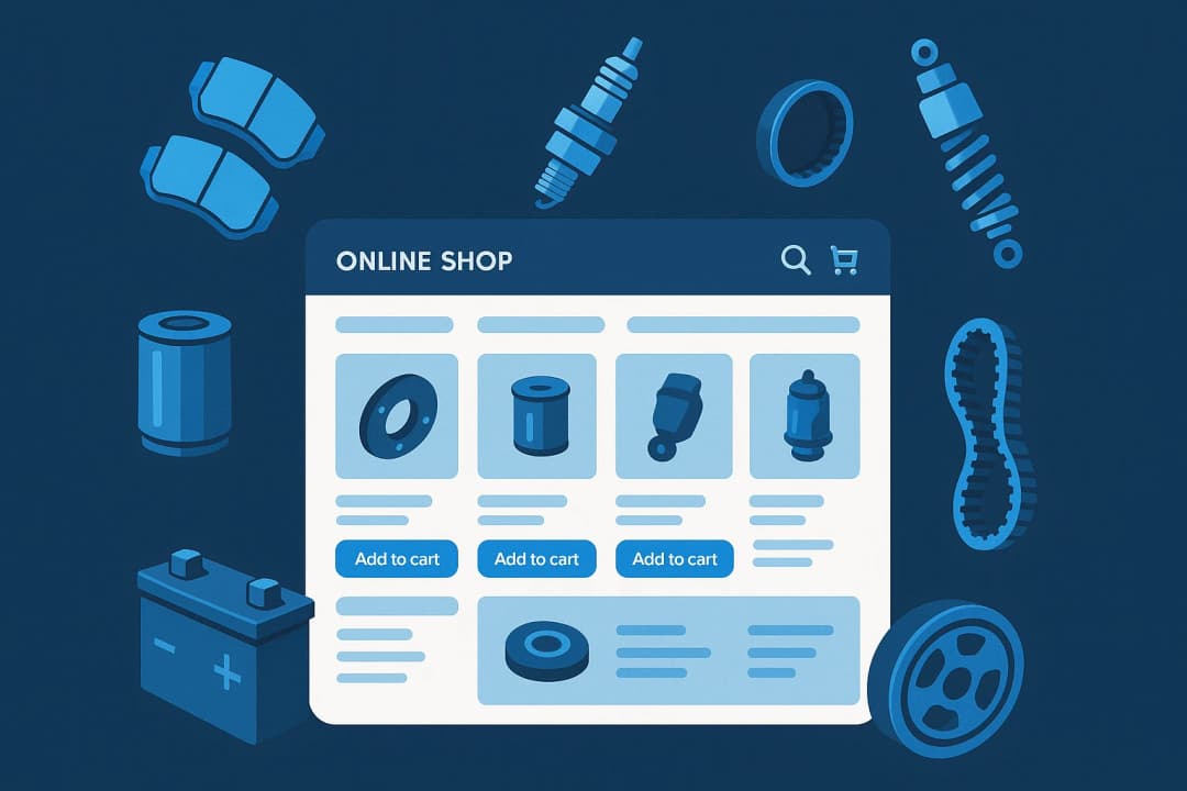 اهمیت طراحی سایت برای فروشگاهی لوازم یدکی